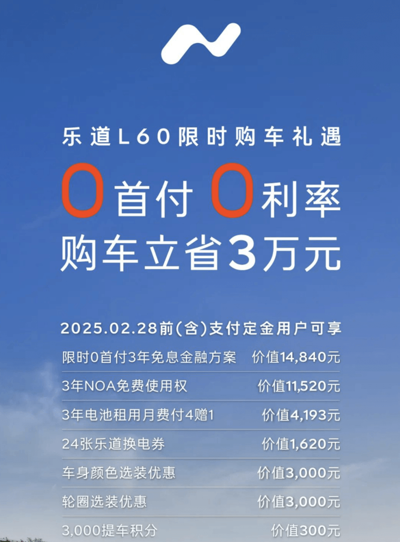 开年就上强度，小鹏、乐道“零元购”，特斯拉免息还给补贴-第3张图片-芙蓉之城