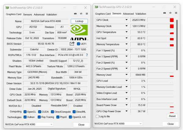 GPU-Z升级正式支持RTX 50：最烫的热点温度消失了-第3张图片-芙蓉之城