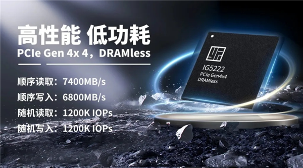 英韧科技推出IG5222主控：支持8TB容量、最高读速7400MB/s-第2张图片-芙蓉之城