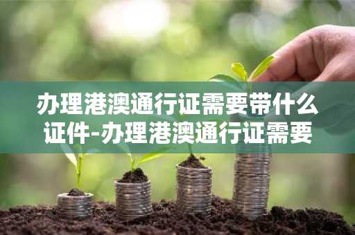 办理港澳通行证需要带什么证件-办理港澳通行证需要带户口本吗-第1张图片-芙蓉之城