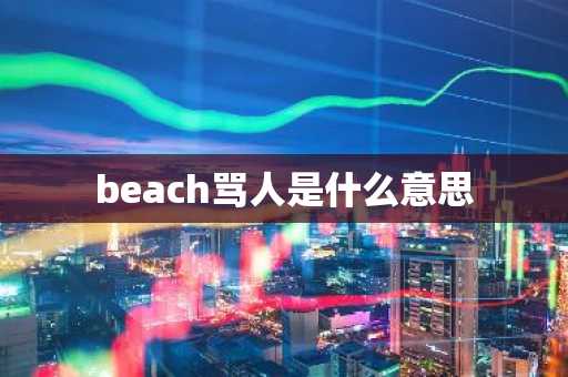 beach骂人是什么意思-第1张图片-芙蓉之城