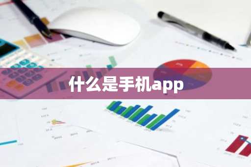 什么是手机app-第1张图片-芙蓉之城