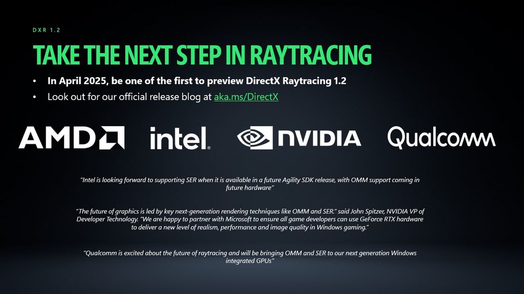 微软发布DirectX Raytracing 1.2，引入两项创新技术-第1张图片-芙蓉之城