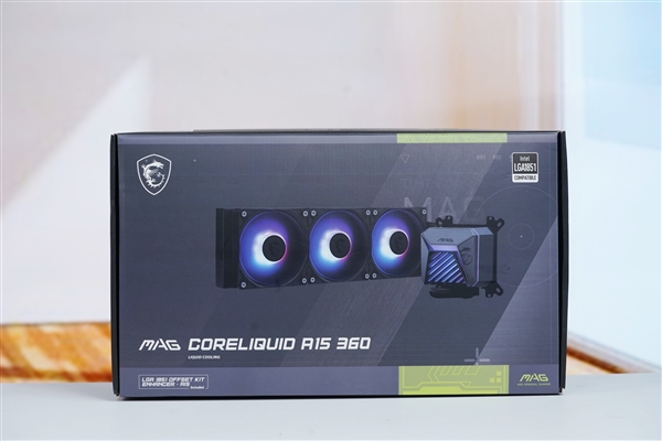 微星CORELIQUID A15 360一体式水冷散热器图赏-第18张图片-芙蓉之城