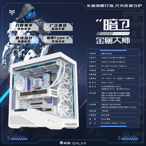风神与金属的碰撞 影驰全新机箱系列介绍-第5张图片-芙蓉之城