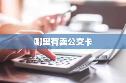 哪里有卖公交卡-第1张图片-芙蓉之城