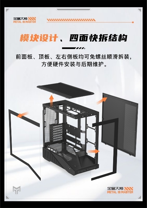 风神与金属的碰撞 影驰全新机箱系列介绍-第7张图片-芙蓉之城