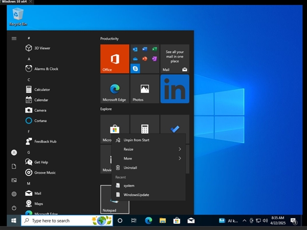 Windows 10又一实用功能被微软搞没了：开始菜单跳转列表失效-第1张图片-芙蓉之城