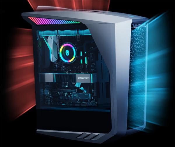 12999元起 雷神推出RTX 5070/5070 Ti黑武士·Shark台式机：专属镭射灯-第3张图片-芙蓉之城