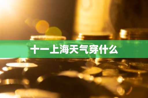 十一上海天气穿什么-第1张图片-芙蓉之城
