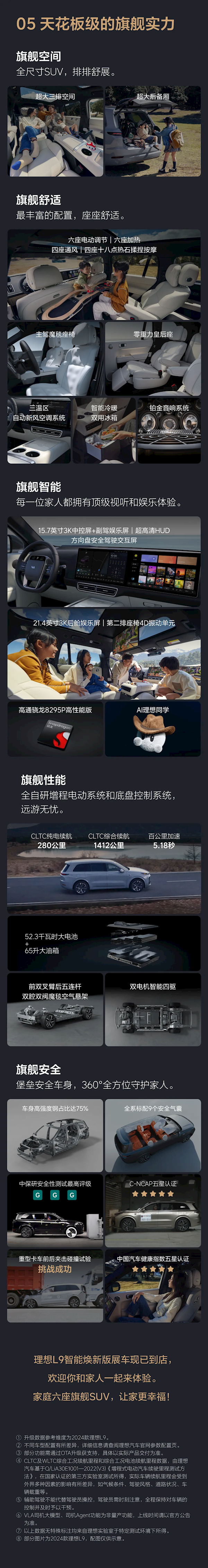 40万买理想家用SUV天花板！理想L9焕新版一图看懂-第6张图片-芙蓉之城